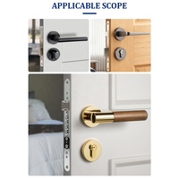 Serrure à mortaise large pour porte extérieure en bois OEM ODM KESAF, anti-effraction, en acier inoxydable 7270, grade 1 ANSI, 1 clé, installation facile, entrée