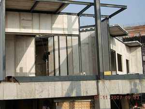 Panel de Pared Sándwich de Cemento EPS Moderno, Ligero <span class=keywords><strong>y</strong></span> Duradero con Características Resistentes al <span class=keywords><strong>Agua</strong></span>/<span class=keywords><strong>Fuego</strong></span> para la Construcción de Almacenes - Product Image 1