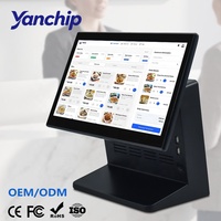 Sistema POS Yanchip YX-U6 de 15.6/15 Pulgadas con Wi-Fi 6 y BT, Personalizable, con Pantalla Táctil Capacitiva, CPU Intel I5, 8g+128g, Caja Registradora