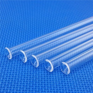 <strong>One</strong> Side Open and the Other Side <strong>Close</strong> <strong>Quartz</strong> Glass <strong>Tube</strong> Used As Laboratory Instruments - Product Image 2