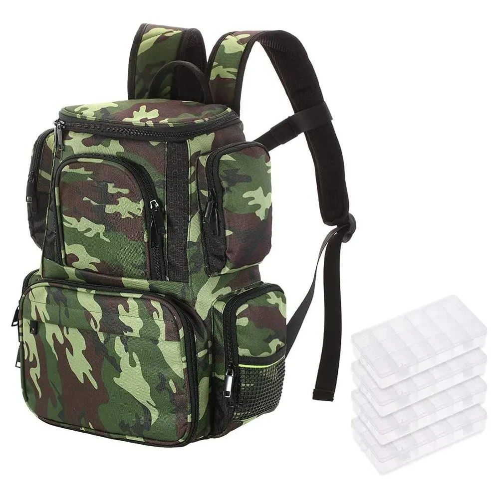 Outdoor Waterproof Fishing Tackle Backpack bag