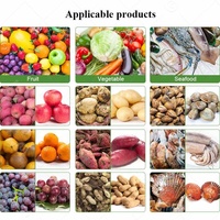 Industrie Watermeloen Palm Fruit Groente Grote Auto Continu Proces Aardbei Schone Wasmachine Machine