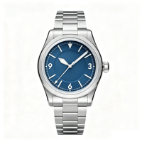 Montre mécanique automatique pour homme de 38 mm alimentée par un mouvement Miyota 9039, design classique avec fermoir micro-réglable, étanche