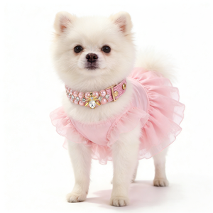 <span class=keywords><strong>Collar</strong></span> para Perros y Gatos Zhous Pet Products, Diseño de Flores de Plástico con Hebilla de Princesa, para Tamaños Pequeños y Medianos - Product Image 1