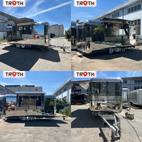 Camion de restauration mobile personnalisé Truth, cuisine entièrement équipée, remorque personnalisable pour hamburgers, pizzas, café et traiteur extérieur