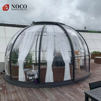 Tente dôme géodésique transparente, imperméable, insonorisée, de haute qualité, facile à installer, pour événements extérieurs, camping, glamping, maison bulle