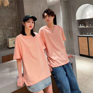 Camisetas Extra Grandes de Algodón de 220 g/m² con Hombros Caídos, Logotipo Personalizado para Hombre y Mujer, Ropa Casual Blanca y Negra - Product Image 2