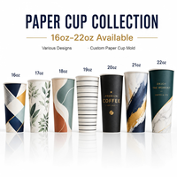 Machine de production automatique de gobelets en papier YB-S220, 15 kW, haute vitesse, équipement de formage de gobelets en papier pour boissons de 16 à 22 oz