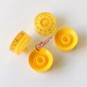 Donlis Factory Wholesale Plastic Speed LP <strong>Guitar</strong> <strong>Knob</strong> in Cream Yellow Fluorescent Green Colors - Product Image 6