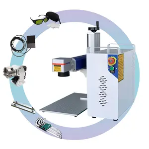 High Quality 20W 30W 50W Portable Hand Held Laser Marking Machine for Making Logos on Metal Material and Any Kinds of Surface