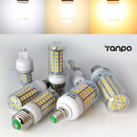 Ampoule LED épis de maïs, lampe d'éclairage réglable, E27 E14 B22 G9 GU10 5W 7W 9W 12W 15W 25W 28W 110V 220V 5730 SMD,
