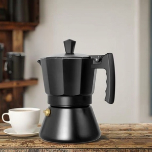 Juego de café Moka Pot de aluminio clásico, cafetera Espresso portátil para estufa, percolador y 300ml de 150ml, olla <span class=keywords><strong>Mocha</strong></span> de negocios - Product Image 2