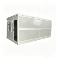 Maison conteneur préfabriquée pliable et empilable, mini-maison mobile prête à l'emploi