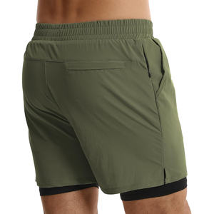 Shorts de sport haute performance pour homme, décontractés, couche de base athlétique, technologie anti-odeur, extensibles dans quatre directions, respirants, séchage rapide - Product Image 5