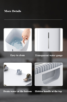 RUNAL Brumisateur Atomiseur 20L Grande Capacité Pulvérisateur Ultrasonique Humidificateur d'Air Industriel pour Pièce