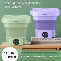 Mini Machine à Laver Pliante Portable pour Maison, Dortoir Étudiant, Sous-Vêtements et Chaussettes – Seau de Lavage Compact