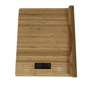 Tagliere in Bambù Naturale BSCI con Bilancia da Cucina Integrata, Capacità 5KG, Prezzo di Fabbrica - Product Image 5