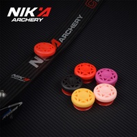 Amortisseur en caoutchouc Nika Archery pour branches d'arc recurve – Réduction des vibrations et absorption des chocs