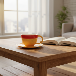 <span class=keywords><strong>Tazza</strong></span> da caffè in ceramica Luffy da donna con piattino in porcellana creativa di alto valore per feste e coppie - Product Image 5