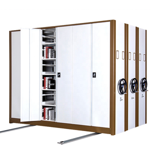 Cabinet Steel Office Mobile Storage Cabinet Jzd Expand Dense Frame Archive Shelved Steel Dense Ark Mobile Shelves Intelligent Office File Rack