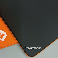 Tapis de souris de jeu en polyuréthane de qualité supérieure pour l'e-sport, taille élargie, avec bord cousu de haute qualité, surface supérieure durable et non toxique