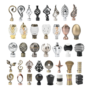 Наконечники для карнизов: традиционные хрустальные декоративные элементы для свадебных штор с регулируемой длиной для дома и коммерческого использования - Product Image 2