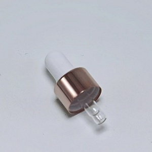 1ml 2ml 3ml 5ml Amber Transparent Mini Glass Tube Essential Oil <b>Dropper</b> <b>Bottle</b> with Rose Gold Cap - Product Image 4