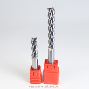 Fraise à queue solide à 3 cannelures pour machine de découpe CNC, outil de fraisage pour l'aluminium - Product Image 1