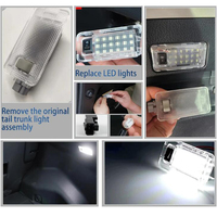 Ampoule de coffre arrière à LED 12V pour Toyota RAV4 Prius Sienna Alphard Yaris Prime Harrier Venza, 1 pièce