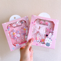 Lot de 10 pinces à cheveux rondes en forme de perles, motif dessin animé, pour enfants, idéal pour les petites filles, bijoux de princesse, vente en gros personnalisée