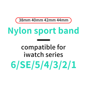<span class=keywords><strong>Bracelet</strong></span> en Nylon pour Apple <span class=keywords><strong>Watch</strong></span> 44mm 40mm 42mm 38mm, <span class=keywords><strong>Bracelet</strong></span> Sport <span class=keywords><strong>boucle</strong></span> <span class=keywords><strong>Bracelet</strong></span> Smar twatch série 8 7 6 SE - Product Image 3