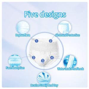 Vente chaude, couches-culottes jetables pour adultes de haute qualité, douces, respirantes, anti-fuites, soins d'incontinence pour personnes âgées, usine en Chine - Product Image 4