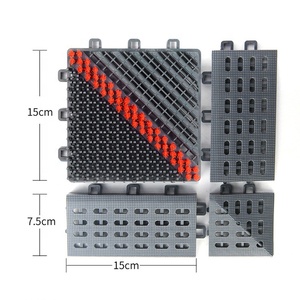 Alfombra Modular Triad para Entrada, Loseta de Vinilo Encajable para Uso Interior/Exterior en Hogar y Escuela con Accesorios de Borde - Product Image 6