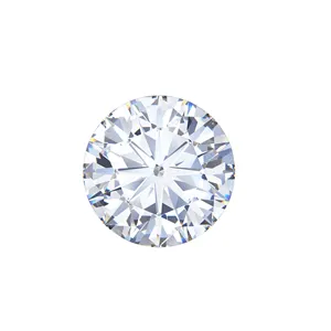 批发散装超优质合成宝石白色1ct实验室种植的Hpht/Cvd钻石，用于项链珠宝制作