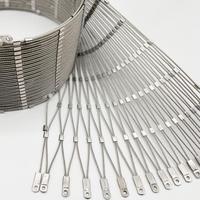 SS 304 316 flexibles Edelstahl-Kabel geflecht/Balkon geländer Stahlnetz Edelstahl/Treppen geländer zum Schutz des Netzes