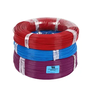 high temperature wire tinned copper UL1829 ETFE copper electrical wire 300V 150C etfe insulation wire 10-30awg