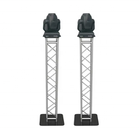 Venta al por mayor GR Factory Aluminio Escenario DJ Cabeza móvil Iluminación Truss 6,56 pies (2 metros) Soporte de barra con placa base
