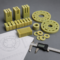Pièces d'isolation moteur personnalisées G10 FR4 en fibre de verre, plaquettes à fente, plaques d'extrémité, usinage CNC pour moteur électrique OEM