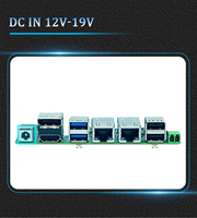 Placa Base con Procesador N100, 2LAN, 4USB, DDR4, DP, HD-MI, 8bit GPIO, Windows 10, Windows 11, Linux, Nano Mini, Precio de Fábrica