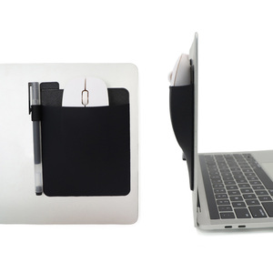 Support de souris mince adhésif élastique, étui de souris auto-adhésif avec clip pour stylo, support de <span class=keywords><strong>chargeur</strong></span> portable, organisateur d'ordinateur portable de voyage - Product Image 1