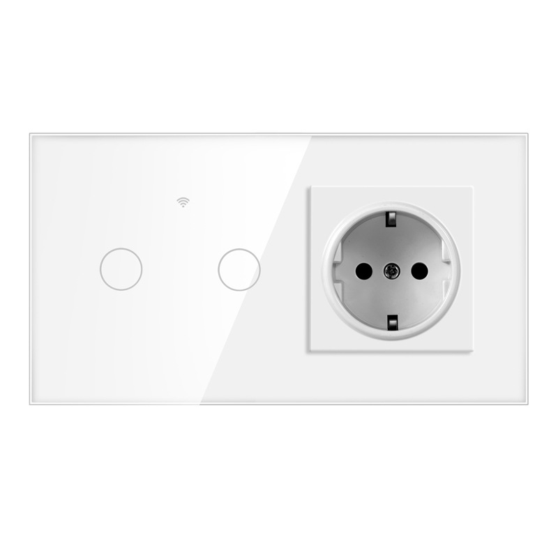 157wifi two-open German glass white
