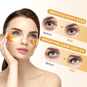 Bosman vente en gros 20 paires de patchs pour les yeux sans silicone hydratant <span class=keywords><strong>anti</strong></span>-rides collagène d'or 24 carats masque sous les yeux réduire les <span class=keywords><strong>cernes</strong></span> - Product Image 4