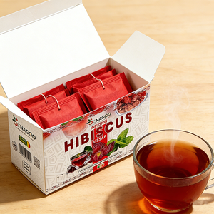 Boîte en carton pliable pour emballage <span class=keywords><strong>de</strong></span> thé, sachets <span class=keywords><strong>de</strong></span> thé, thé en vrac et thé aux fleurs, boîte cadeau en carton <span class=keywords><strong>avec</strong></span> impression <span class=keywords><strong>de</strong></span> logo personnalisé - Product Image 1