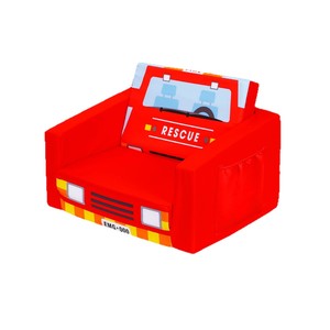 Giving Tree <b>Kids</b> Fire Truck <b>Sofa</b> Bed Foldable With Road Map Play Mat For Children Age 3 And Above - Product Image 5