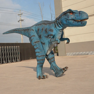 Modelo de Tiranosaurio <span class=keywords><strong>Rex</strong></span> Hecho a Mano, Tamaño Adulto, Disfraces con Patas Ocultas, Animal Animatrónico Realista, Tema Jurásico - Product Image 1
