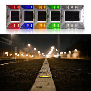 IP68 Waterproof LED Die Casting Aluminum <strong>Solar</strong> Powered Small Driveway <strong>Deck</strong> Dock Floor Road <strong>Light</strong> - Product Image 3