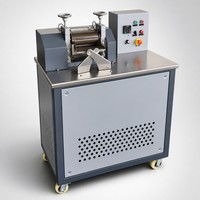 Kunststoff-Pelletiermaschine Labor-Zweiwalzenmühle Recycelte Kunststoffmischung Granulierung Abfallverarbeitung Testgerät CE ISO