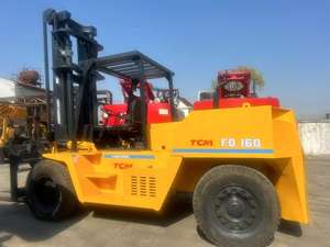 Chariot élévateur lourd diesel TCM FD160 d'occasion d'origine de 160 tonnes en excellente condition de travail Prix compétitif à vendre - Product Image 4