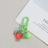 Fruit Cartoon Alloy Karabijnhaak sleutelhanger voor vrouwen Gepersonaliseerde emaille Letterpress afdrukken Op maat gemaakt Hoge kwaliteit handgemaakt