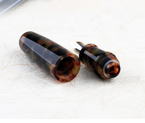 Stylo plume Hawksbill couleur résine stylo baril encre de stockage grande pointe brillante stylo plume pour étudiant adulte fabriqué en chine MAJOHN-Q1 - Product Image 6